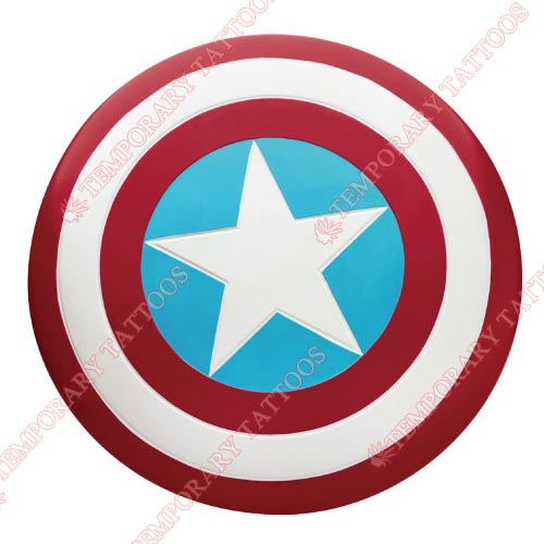 Captain America Customize Temporary Tattoos Stickers NO.62